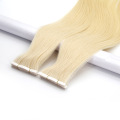 Hot Sell 20PCS Brazilian Virgin Remy Skin Weft Tape in Adhesive Hair Extensions Products #613 Blond 100g